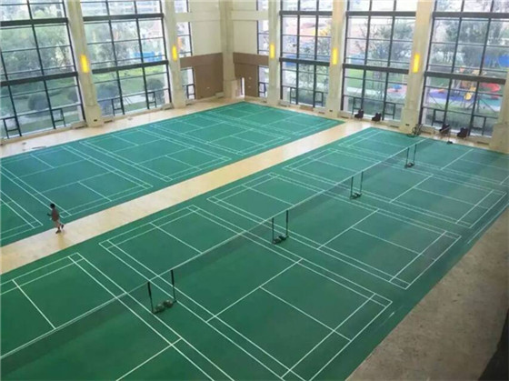 重慶某排球場鋪設PVC地板